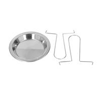 Grille Rôtissoire pour Poulet, Support Vertical en Acier Inoxydable pour | Acier inoxydable Rôtissage vertical Support amovible Plateau anti-goutte Cuisson fumée Camping Cuisine extérieure
