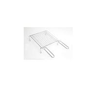 GRILLE SIMPLE SUR PIEDS 30X28 ACIER CHROME