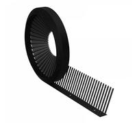 Grille stop piafs - Peigne pare-oiseaux en rouleau 60mm x 5ml NOIR