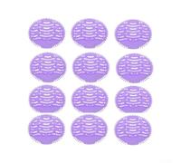 Grille Urinoir Anti-Éclaboussure 16cm Parfumée 30 Jours(Purple) | Parfum intégré pour durable 30 jours, air frais constant, supérieur aux galets, pour idéal sanitaires publics