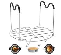 Grille Vapeur Acier 19.5cm pour Cuiseur à Pression Grille Vapeur | Acier inoxydable , résistance rouille, lavable lave-vaisselle, pour idéal vapeur et ébullition