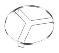 Grille Vapeur Ronde en Acier Inoxydable, Support Polyvalent pour Cuisson | Ventilation Homogène, Légère et Facile à Saisir, Usage Maison ou Restaurant, pour Viande et Crabe