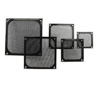 Grille ventilateur, inline®, filtre aluminium, 140x140mm, noir 33372s Noir G