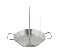 Grille verticale pour brochettes de barbecue en acier inoxydable 304 pour poulet entier, dinde, viande, brochette avec plaque de base 20,3 cm, 25,4 cm, 30,5 cm