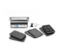 Grill multifonctions - BRAUN - Multi Grill 9 - 2000 W - 3 positions de chauffe - Noir / Acier
