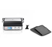 Grill multifonctions - BRAUN - Multi Grill 9 - 2000 W - 3 positions de chauffe - Noir / Acier