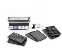 Grille-viande BRAUN CG9047 inox 3 jeux de plaques amovibles, 37x23 cm