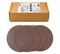 Grilles abrasives de 150 mm avec velcro, lot de 50, grains 60/80/120/180/240, pour ponceuses excentriques
