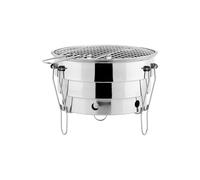 Grilles de barbecue portables en acier inoxydable - Installation rapide - Brûleurs à charbon de bois pour réunions de famille - Thés pliants - Grilles de cuisson - Réchaud de barbecue d'extérieur