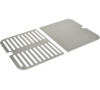 Grilles de cuisson en acier inoxydable INOX pour Weber Go-Anywhere | lavable au lave-vaisselle - set de 2 moitiés