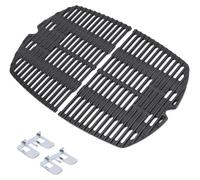 Grilles de cuisson en fonte pour barbecues Weber Q200/Q220/Q260 - Lot de 2 pièces