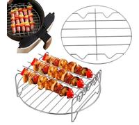 Grilles de cuisson rondes, refroidissement à la vapeur, friteuse à air comprimé, four multifonction en acier inoxydable, passe au lave-vaisselle, pour sécher et cuire, cuisines, comptoirs, four, grill