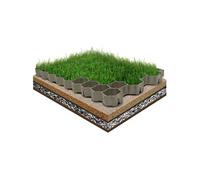 Grilles d'Herbe 16 pcs, Grilles de Protection pour Gazon, Grilles à Gazon de Pelouse Allée Chemin Jardin, Vert 60x40x3 cm Plastique
