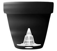 Grilles pour pots de fleurs - Inserts coniques pour pots - Paquet de 10 - Plastique - Empêche la perte de terre - Perméable à l'air - Taille S