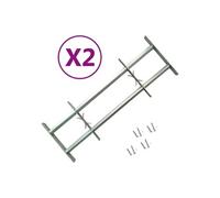 Grilles réglables de sécurité de fenêtres 2 pcs 1000 1500 mm