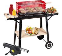 GrillMaster RedBend GM2000 + Souffleur, Jardin, Charbon, Avec Roulettes, Avec Moulinet