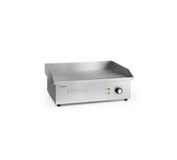 Grillmeile 3000G Pro Barbecue électrique 3000W - Plaque de cuisson lisse - Inox & fonte