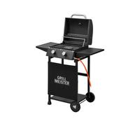 GRILLMEISTER Barbecue à gaz 2 brûleurs, 36 x 37,5 cm, 6 kW