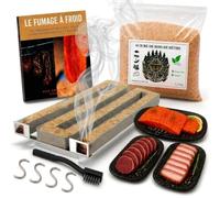 GRILL'N CHIPS® Générateur/Serpentin XL de Fumée Froide Fumoir+Sciure 1,2 Kg
