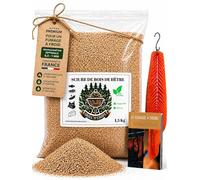 Grill'n Chips® Sciure de Hêtre pour Fumoir 1,5 Kg - Bois de Fumage à Froid.