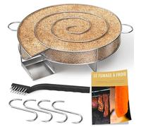 GRILL'N CHIPS® Serpentin/Générateur Fumée Froide Fumoir - Acier Inoxydable