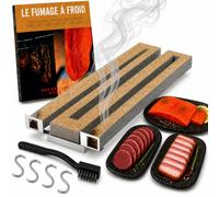 GRILL'N CHIPS® Serpentin/Générateur XL Fumée Froide Fumoir-Acier Inoxydable