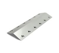 Grillrost.com Das Original Couvercle de brûleur en Acier Inoxydable - 435x150mm - Extra Fort 1,5mm - adapté à de Nombreux barbecues