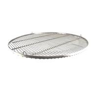 Grille de barbecue RONDE - 130cm en acier inoxydable - Produit artisanal - Germany avec 3 œillets de suspension
