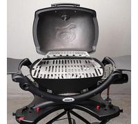 Grillrost.com Das Original Multistation en Acier Inoxydable | Grille de Maintien au Chaud pour Les séries Weber Q100/200/1000/2000 | avec Support Drumstick | 3mm d'épaisseur