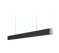 Grimmeisen Licht Onyxx Linea Pro Stylecover Métal Pendelleuchte, noir mat, embout argent