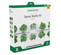 Grimsholm Micro Irrigation Starter Kit - Spray (60 m²) - Bewässerungssystem für Blumen- und Gemüseflächen mit Sprühdüsen, Druckregler und 20 m Rohr