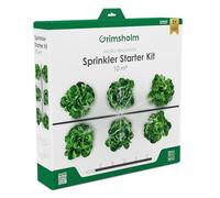 Grimsholm Micro Irrigation Starter Kit - Sprinkler (10 m²) - Bewässerungssystem mit Druckregler und 10 Sprinklerdüsen für Hochbeete und Kleine Gärten