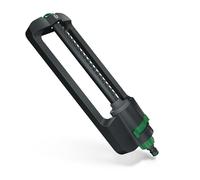 Grimsholm Sprinkler Mini Square Oszillationsregner für Rasenflächen bis 240 m² mit Schnellverbindungssystem und Edelstahlfilter