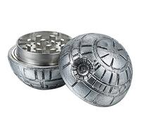 Grinder Moulin à épices, Spespo Herb Moulin Broyeur Avec Pollen Catcher 2", Fabriqué en Alliage de zinc durable, pour Herbes, Pollen, Fleurs, Emballage coffret cadeau noir