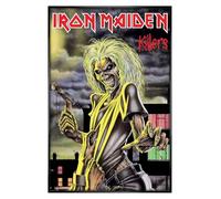 Grindstore Poster géant Iron Maiden (Killers) - Noir brillant encadré - Décoration murale/art - Idée cadeau pour le salon, la chambre à coucher, la maison ou le bureau