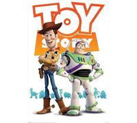 Grindstore Toy Story (Woody 'n' Buzz) Maxi poster - Grande impression murale plastifiée, décoration murale, décoration de maison, bureau, salle de classe, idée cadeau, impression décorative 91,5 x 61