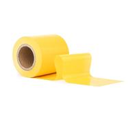 GRIP Eventbasics Ruban de délimitation coloré - 50 m x 70 mm - En polyéthylène basse densité - 50 microns d'épaisseur - Non adhésif - Pour fête, mariage, clôture, marquage et décoration - Jaune