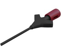 Grip-fil miniature Hirschmann Test & Measurement MICRO-KLEPS rt enfichable 0.64 mm Ohne Messkategorie rouge
