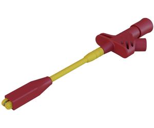 Grip-fils Hirschmann Test & Measurement KLEPS 2800 rt enfichable 4 mm CAT III 1000 V rouge