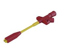 Grip-fils SKS Hirschmann KLEPS 2800 enfichable 4 mm CAT III 1000 V rouge