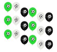 GRIRIW 18 Ballons en Latex Kit Complet Thème Football de 18 Pièces pour Décoration de Fête Extérieure et Shower pour Anniversaire et Événement