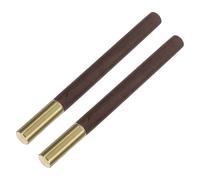 GRIRIW 2 Pièces Crayon en Bois Rétro Non Taillé, pour Garçon et Filles | Usage , Écriture sans Casse, Style Vintage Classique, Bois et Métal, Lot Unique, pour Dessin