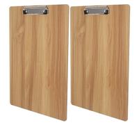 GRIRIW 2 Pièces Porte-bloc Bois avec Clip Métallique Planchette pour Dessin Croquis et Peinture Support Extérieur pour Étudiants et Artistes