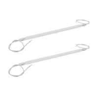 GRIRIW 2 Pièces Tube Chauffant en Quartz Céramique, Tube de Quartz Infrarouge, 26cm, Blanc, pour Radiateur D’appoint et Chauffe-portable, Usage Intérieur et Bureau, Chaleur Instantanée,