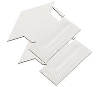 GRIRIW 2pcs Cartes Vierges de Chapeau de Diplômé, Support pour Petits Objets, Sublimation, Plastique et Mdf, Style Simple, pour Mariages et Anniversaires