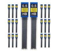 GRIRIW 360 Pièces Recharges de Plombs de Crayon 0,5mm Plomb Automatique en Résine Noire de Crayon Recharge Facile Compatible pour Dessin et École Artistes et Étudiants
