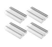 GRIRIW 4pièces Support de Carte Transparent Acrylique Porte-Cartes Élégant pour Mariage Stand Polyvalent pour Table Déco Romantique pour Événements Convient aux Photos et Menus