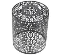 GRIRIW Abat-jour Cylindrique en Métal Ajouré 120x150 Mm, Abat-jour Décoratif en Alliage Métallique Motif Floral Creux, Compatible Lampes Suspendues et Plafonniers pour Intérieur,