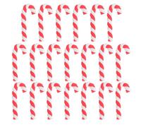 GRIRIW Accessoires de Bâtons de Noël en Argile Rouge 20pcs pour Décoration DIY Élégante de Coque de Téléphone et Trousse, pour Projets Créatifs de Noël