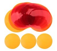 GRIRIW Autocollants Filtre à Gel 44 MM 20pcs, Films Adhésifs Orange en PET Auto-adhésifs Résistants Décoloration pour Spots Encastrés et Lampes LED en Espaces Résidentiels